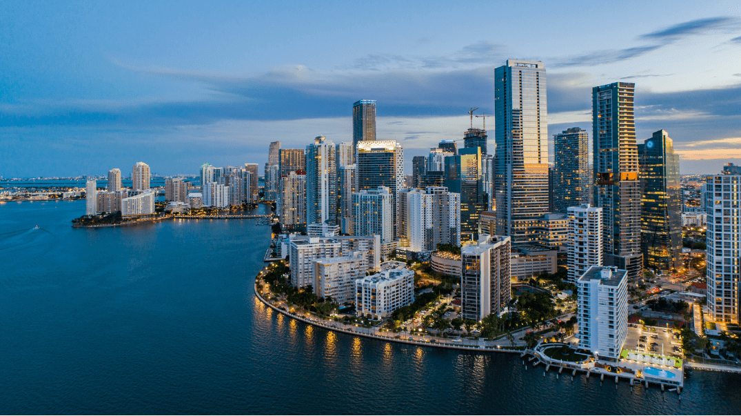 Miami City Skyline